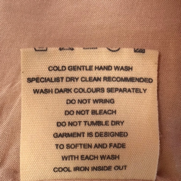 Flannel Australia Silk Montreaux Mini Dress in Blush - Picture 9 of 11